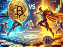 DALL·E 2024-12-25 15.45.33 - A dynamic and visually striking image representing a competition between Bitcoin and Altcoins as digital gladiators in a futuristic financial arena. B (1).jpg