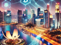 DALL·E 2024-12-26 20.04.42 - A digital illustration highlighting Singapore and Hong Kong as blockchain powerhouses. The image features iconic landmarks such as Singapores Marina .jpg