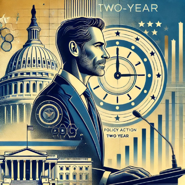 DALL·E 2024-12-29 22.44.50 - A professional and dynamic illustration featuring a confident David Sacks standing at a podium, symbolizing leadership and policymaking. The backdrop .jpg