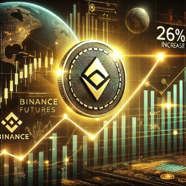 DALL·E 2024-12-30 20.41.04 - A sleek and modern digital financial concept illustration. The image features a glowing cryptocurrency coin labeled DF soaring upwards on a graph, s.jpg