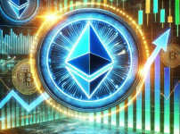 DALL·E 2024-12-30 21.21.29 - A dynamic and futuristic digital art piece showcasing the Ethereum logo glowing in blue and silver, surrounded by ascending price charts and bullish m.jpg